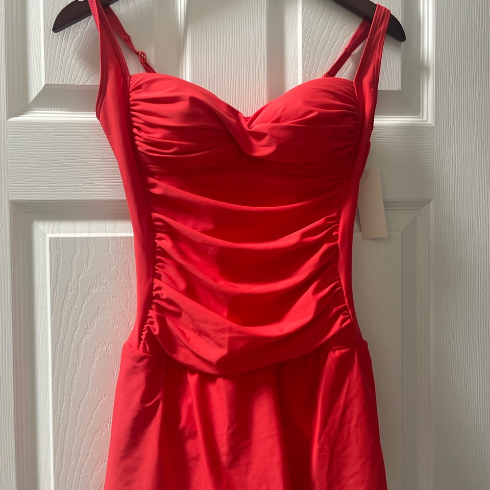 Emerald Bay Vibrant Red Swimsuit - size 12